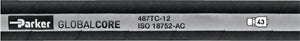 1/2 INCH X 425 FEET PARKER GLOBAL CORE 487 ISO 18752 HYDRAULIC HOSE - TUFF COVER