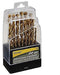 22 PC TITANIUM COATED DRILL BIT SET