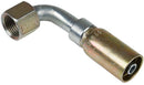 VARI-CRIMP SERIES - 3/8 INCH HOSE, WITH 13/16 X 16 THREAD SIZE, ORF FEMALE 90 ELBOW SWIVEL